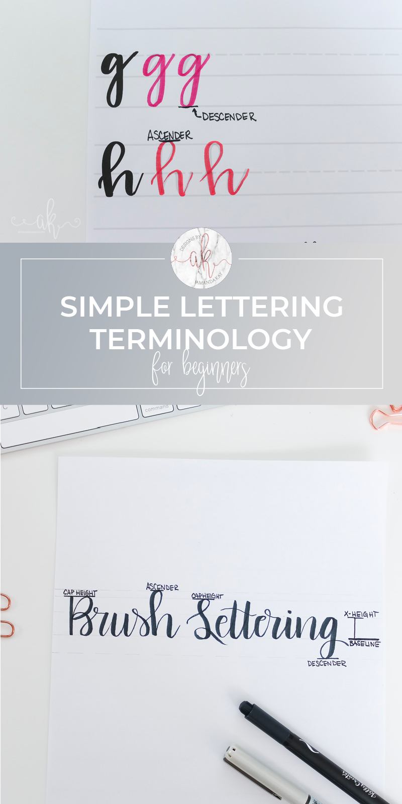 Simple Guide to Lettering Terminology