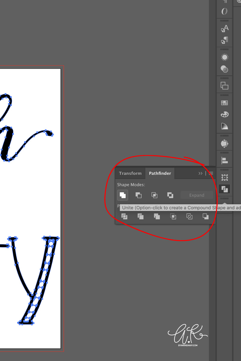 How to turn procreate lettering into svg cut files