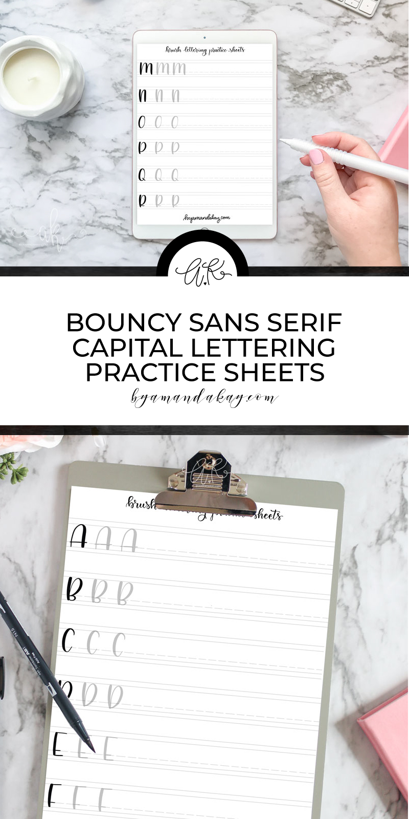 bouncy sans serif capital letters