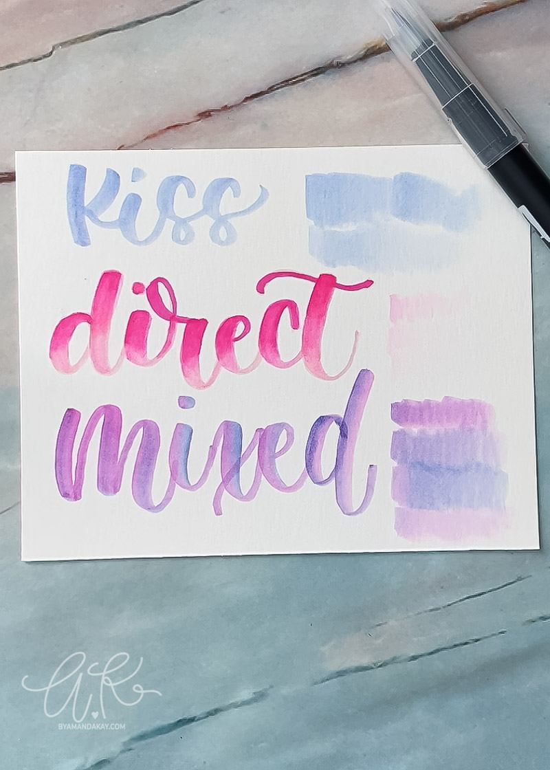 How to Use Tombow Colorless Blender Brush Pen ~ 3 Ways!